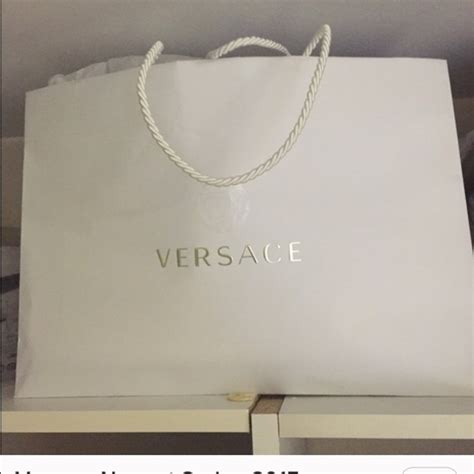 poshmark versace box and shopping bag|Versace purses for women.